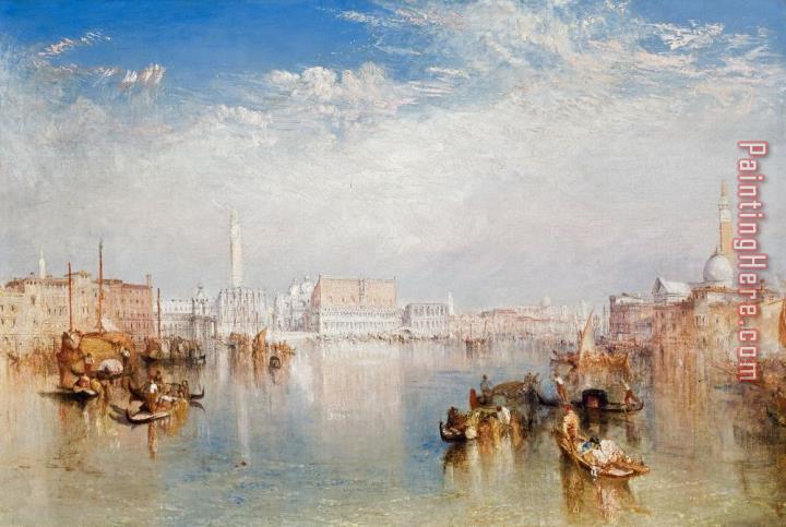 Joseph Mallord William Turner View of Venice The Ducal Palace Dogana and Part of San Giorgio